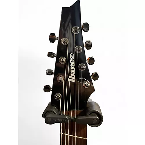 Used Ibanez RGMS8 Black Solid Body Electric Guitar Black