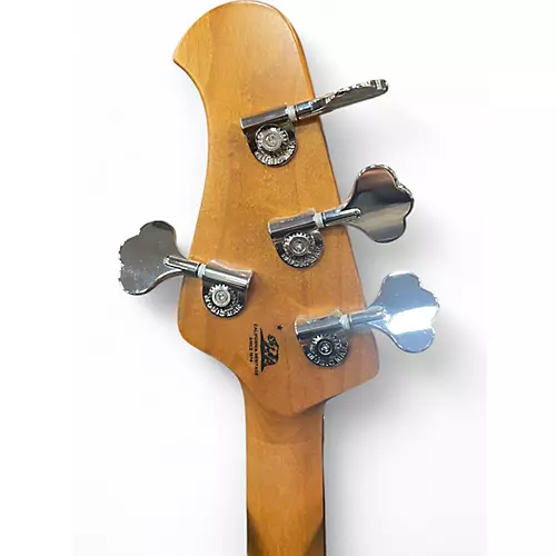 Used Ernie Ball Music Man StingRay Special HH Burnt Amber Electric Bass Guitar Burnt Amber