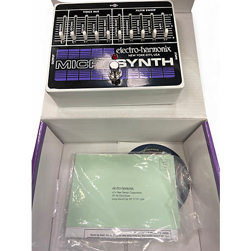 Used Electro-Harmonix Bass Micro Synth Bass Effect Pedal