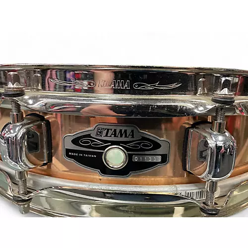 Used TAMA 14X4 BRONZE SNARE BRONZE Drum BRONZE 208