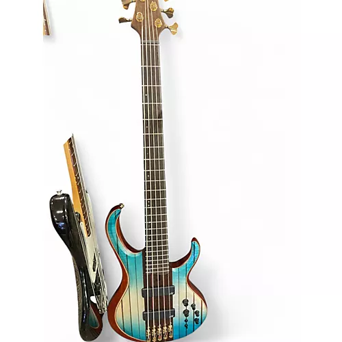 Used Ibanez Premium BTB1935 Caribbean Islet Electric Bass Guitar Caribbean Islet