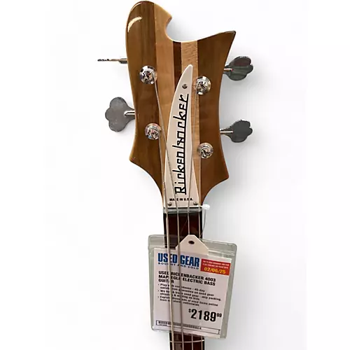 Used Rickenbacker 4003 Mapleglo Electric Bass Guitar Mapleglo