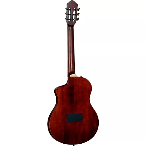Ortega RTPDLX Acacia Nylon-String Acoustic-Electric Guitar Tobacco Burst
