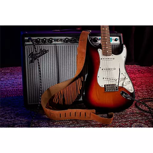 Fender Suede Fringe Strap Honey 2.5 in.