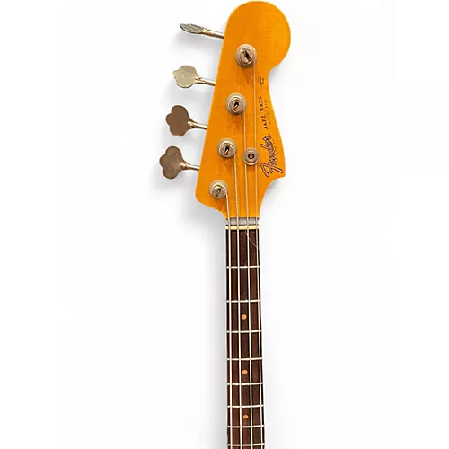 Used Fender 1960 CUSTOM SHOP JAZZ BASS RELIC B Alpine White Electric Bass Guitar Alpine White