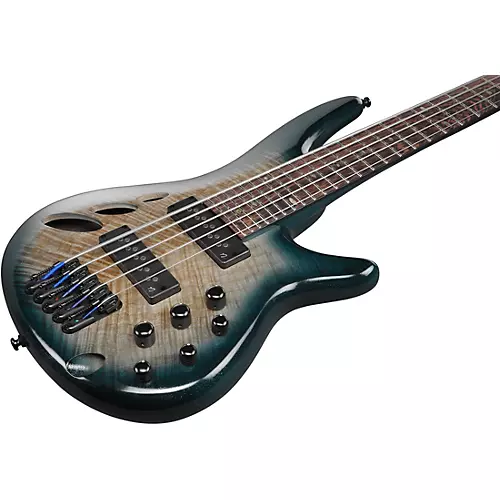 Ibanez SRD905 5-String Electric Bass Guitar Cosmic Blue Starburst Low Gloss