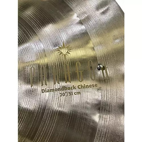 Used SABIAN 20in PARAGON DIAMONDBACK CHINESE Cymbal 40