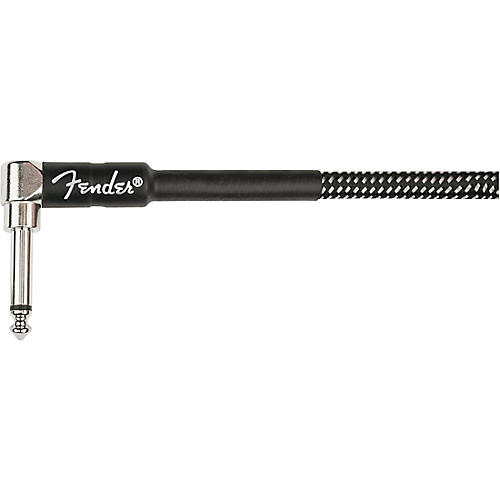 Fender Professional Series Straight to Angled Coil Cable 30 ft. White Tweed