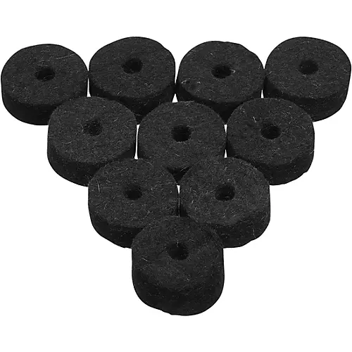Ahead Wool Cymbal Felt 10-Pack Red