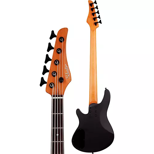 Schecter Guitar Research C-5 Standard 5-String Electric Bass Guitar Tobacco Burl