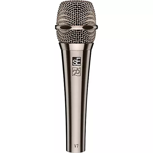 sE Electronics V7 Studio-Grade Supercardioid Handheld Microphone - 25th Anniversary Nickel