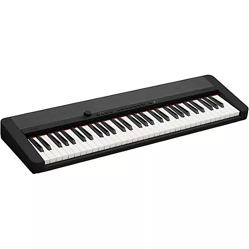 Casio Casiotone CT-S1 61-Key Portable Keyboard Essentials Bundle Black