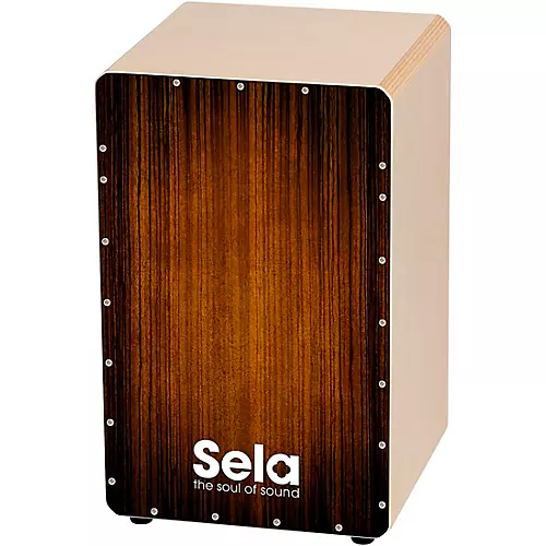 Sela Varios Cajon Bundle with Bag, Pad and DVD Brown/Black