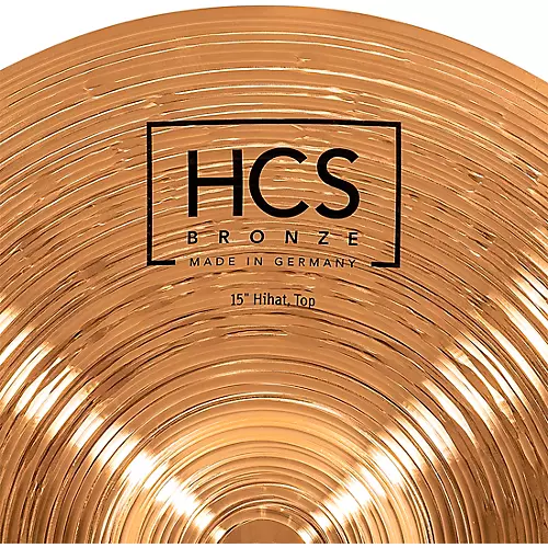 MEINL HCS Bronze Hi-Hat Cymbals 15 in.