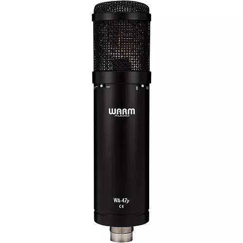 Warm Audio WA-47jr-BLK FET Black Condenser Microphone Black