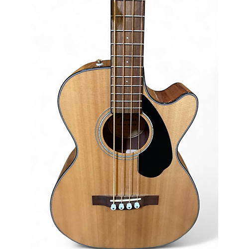 Used Fender CB60SCE Natural Acoustic Bass Guitar Natural