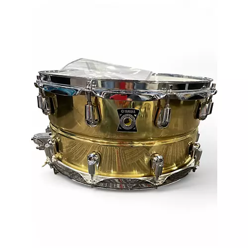 Used Yamaha 6.5X14 brass Natural Drum Natural 15