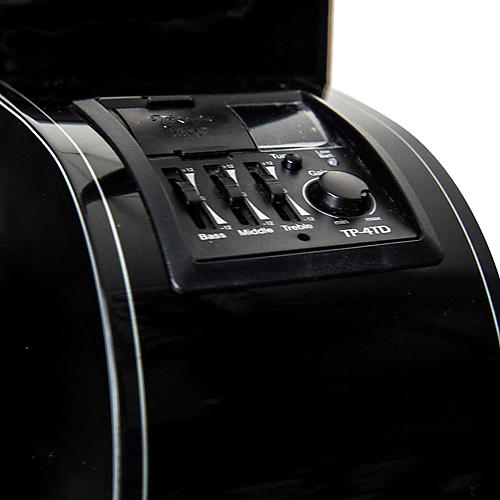 Takamine G Series GD30CE-12 Dreadnought 12-String Acoustic-Electric Guitar Black