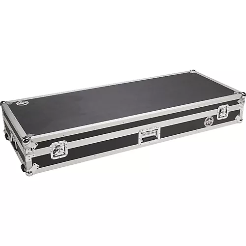 Road Runner Keyboard Flight Case With Casters Black 88 Key