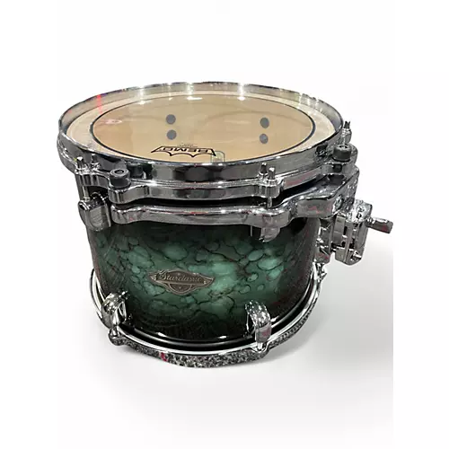 Used TAMA 4 Piece Starclassic Performer Molten Steel Blue Burst Drum Kit Molten Steel Blue Burst