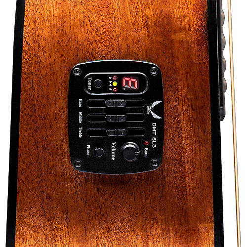 Dean Axs Exotic Gloss Spalt Maple Cutaway Acoustic-Electric Guitar Natural