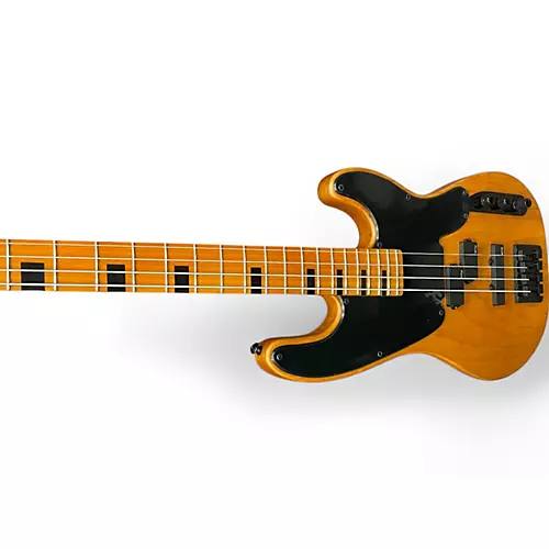 Used Schecter Guitar Research Model T Natural Electric Bass Guitar Natural