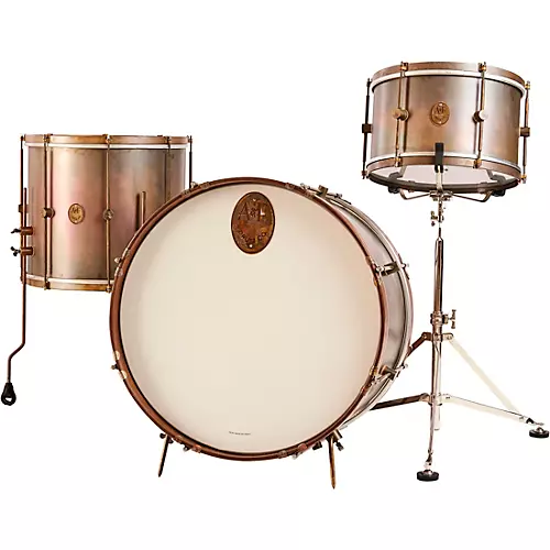A&F Drum Co Royal Brass 3-Piece Shell Pack