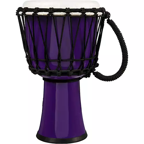 LP World Rope-Tuned Circle Djembe, 7 in. Blue Marble