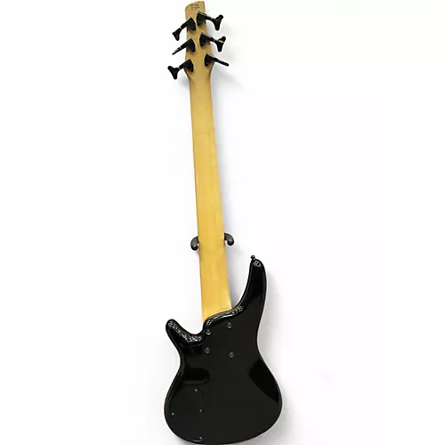 Used Ibanez SR506 6 String Black Electric Bass Guitar Black