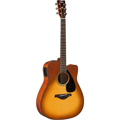 Yamaha FG Series FGX800C Acoustic-Electric Guitar Sand Burst