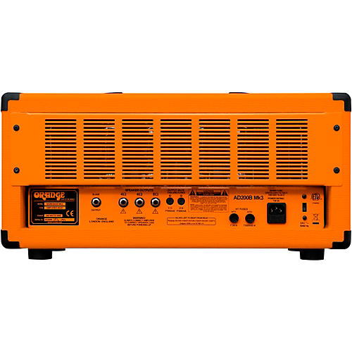 Open-Box Orange Amplifiers AD Series AD200B 200W Tube Bass Amp Head Condition 1 - Mint Orange