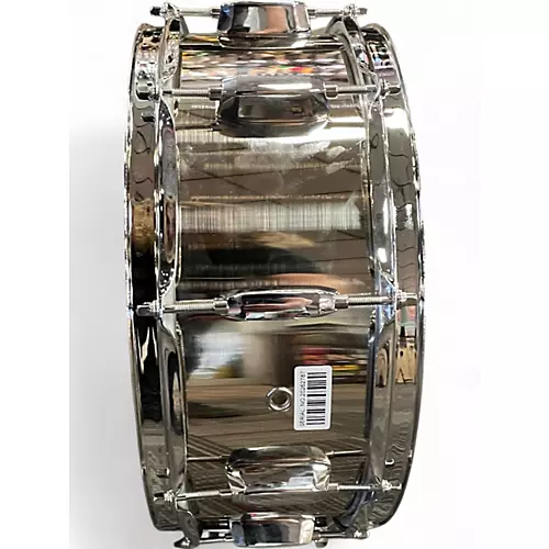Used Pearl 14in steel Brushed Steel Drum Brushed Steel 33