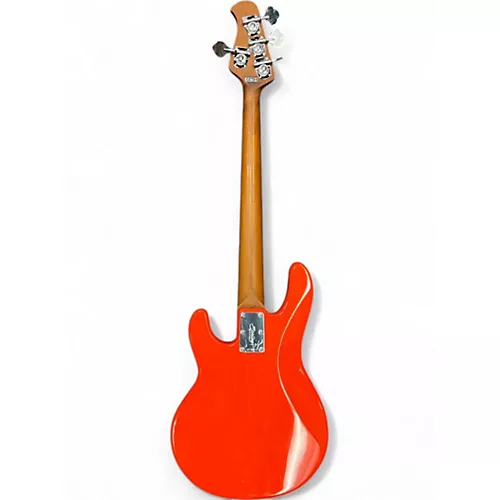 Used Sterling by Music Man RAYSS4 Fiesta Red Electric Bass Guitar Fiesta Red