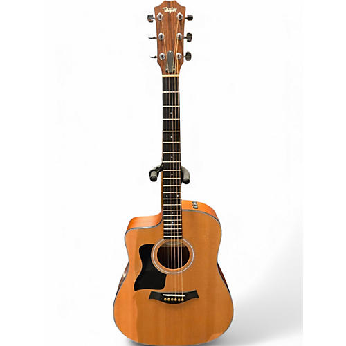 Used Taylor 110CE Left Handed Natural Acoustic Electric Guitar Natural