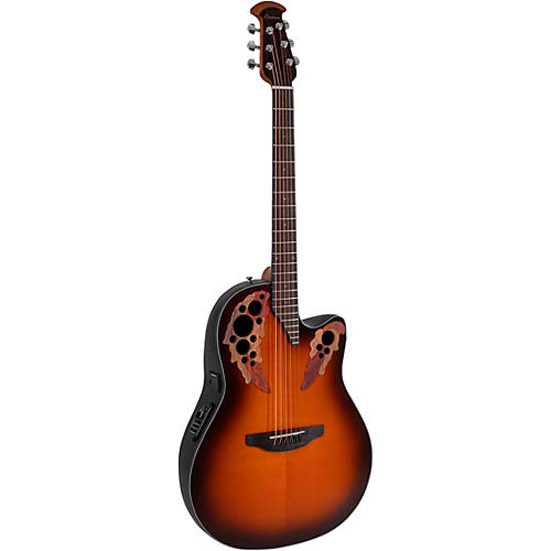 Ovation CE44 Celebrity Series Elite Mid-Depth Acoustic-Electric Guitar Reverse Blue Burst