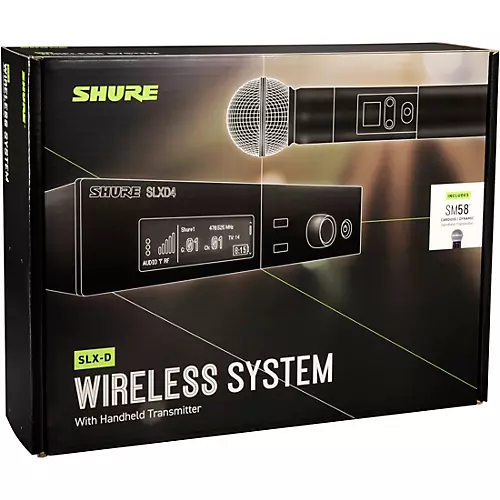 Shure SLXD24/SM58 Wireless Vocal Microphone System With SM58 Band H55
