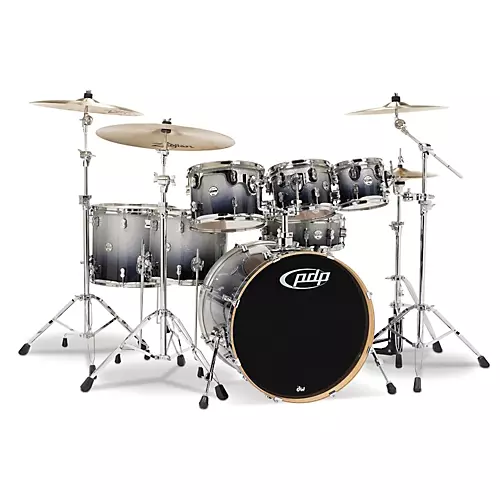 PDP by DW Concept Maple 7-Piece Shell Pack Red To Black Fade