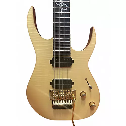 Used Solar Guitars SB1.7 FRFM Natural Solid Body Electric Guitar Natural