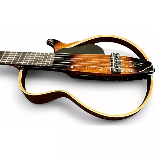 Used Yamaha SLG200N Tobacco Sunburst Classical Acoustic Electric Guitar Tobacco Sunburst