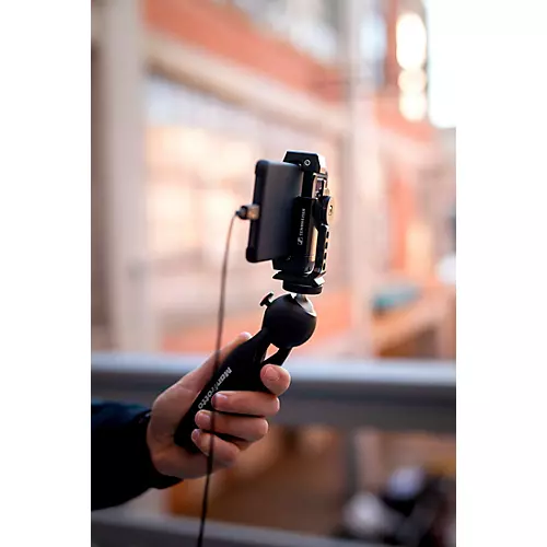 Sennheiser XS LAV USB-C MOBILE KIT - Includes XS Lav USB-C Clip-on Lavalier Microphone, Manfrotto PIXI Mini Tripod and Sennheiser Smartphone Clamp