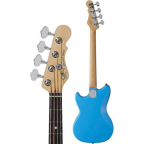 G&L Fullerton Deluxe Fallout Shortscale Electric Bass Himalayan Blue