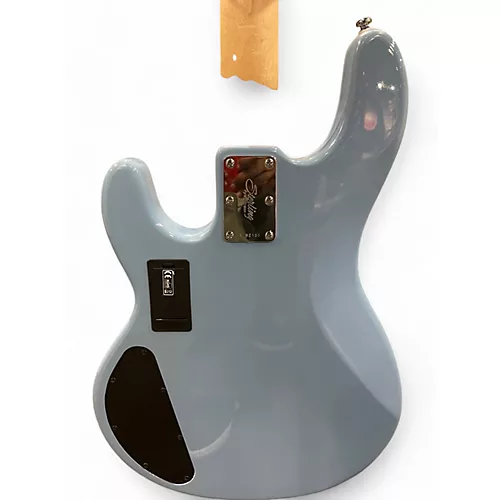 Used Sterling by Music Man sting ray Blue Electric Bass Guitar Blue