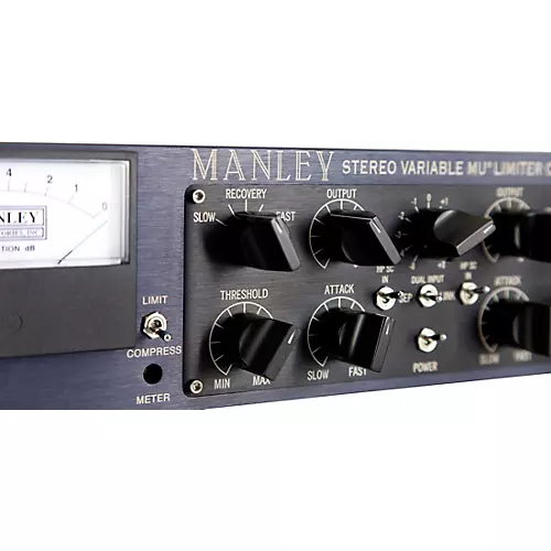 Manley Mastering Stereo Variable Mu Limiter Compressor T-Bar Mod