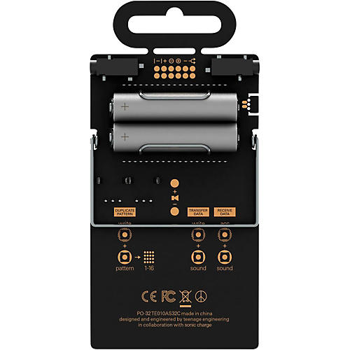 teenage engineering Pocket Operator PO-32 tonic Black