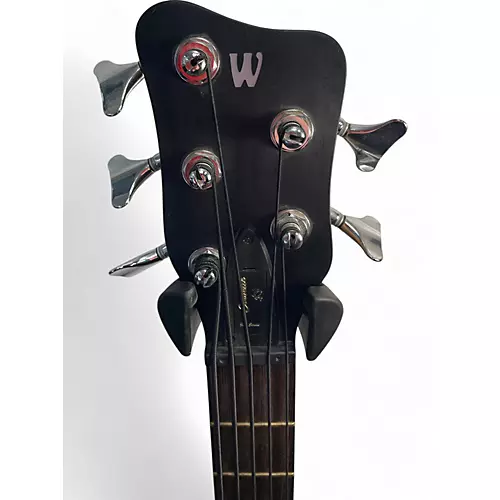 Used Warwick Corvette $$ Pro Series 5 STRING Black Onyx Electric Bass Guitar Black Onyx
