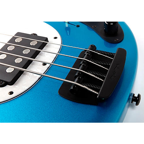 Ernie Ball Music Man StingRay Special HH Electric Bass Guitar Black and Chrome