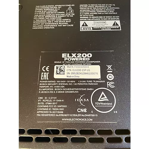 Used Electro-Voice ELX20015P Powered Speaker
