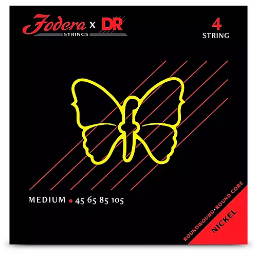 Fodera Guitars Nickel 4 String Bass String Set 40 - 100