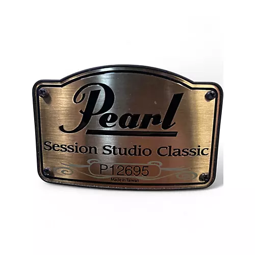 Used Pearl 4 Piece Session Studio Classic Antique White Drum Kit Antique White