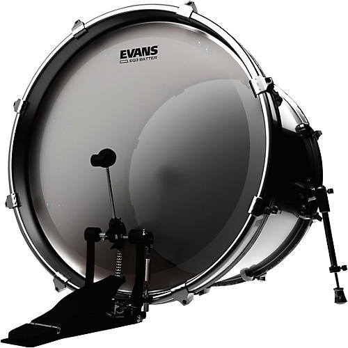 EVANS EQ3 Frosted Bass Drum Head 20 in.